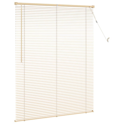 Żaluzja wenecka Jasnobrązowy ze wzorem 150 x 110 cm 25 mm PVC