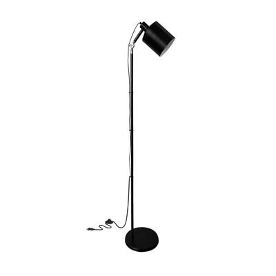 Lampa podłogowa czarna 166cm Zana 51-02853 
