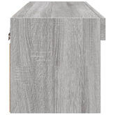 vidaXL Szafka pod TV, z LED, kolor szary dąb sonoma, 60x30x30 cm