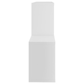 Półka ścienna, biała, 100x18x53 cm, materiał drewnopochodny