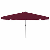 Parasolka ogrodowa Bordeaux Czerwony 395 x 395 x 245 cm
