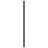 Metalowe wymienne wezgłowie, czarne, 200 cm