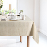 Obrus Sparkle kremowy 140x220