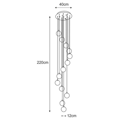 Lampa wisząca KP-29 z serii ASPEN