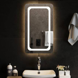 vidaXL Lustro łazienkowe z LED, 40x70 cm