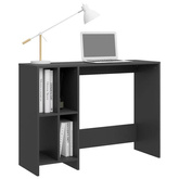 vidaXL Biurko pod laptopa szare 102,5x35x75 cm materiał drewnopochodny