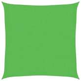 Żagiel przeciwsłoneczny, 160 g/m?, jasnozielony, 2x2 m, HDPE