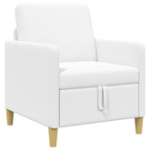 Sofa z miejscem do przechowywania Biały 72 x 78 x 87 cm