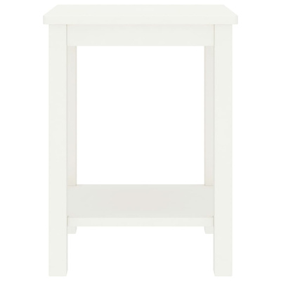 Szafka nocna, biała, 35x30x47 cm, drewno sosnowe