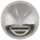 Pokrywy wentylacyjne 2 pcs Srebrny 80 mm Stal nierdzewna
