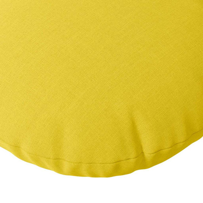 Poduszki na siedziska 2 pcs Jasnożółty ?60 x 21 cm tkanina