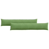 Poduszki na sofę 2 pcs jasnozielony 200 x 40 cm