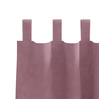 Zasłony zaciemniające 2 pcs Ciemny Róż 140 x 245 cm Aksamit