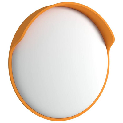 vidaXL Wypukłe lustro drogowe, pomarańczowe, Ø30 cm, poliwęglan