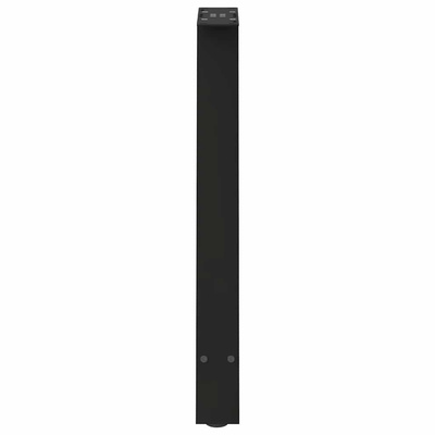 Nogi do stołu jadalnego w kształcie litery A 2 szt. Czarne 60x(72-73) cm Stal