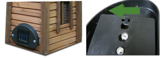 Wiatrak ogrodowy z ośwetleniem solarnym LED 100cm W3_S