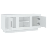 vidaXL Szafka pod TV, biała, 102x35x45 cm, materiał drewnopochodny