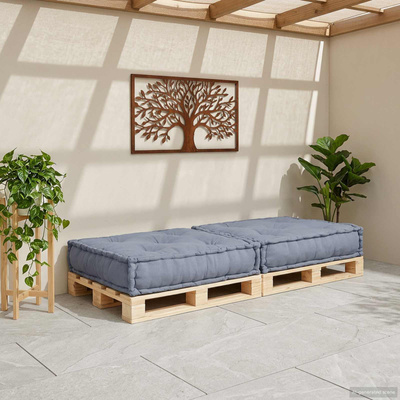 Modularna jednostka sofy Szary 70 x 70 x 36 cm tkanina