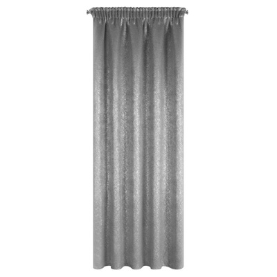 Zasłona Ebru stalowa 135x270