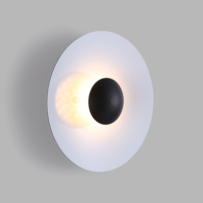 Kinkiet Nowoczesny Biały okrągły 45cm 12W Abruzzo Orzo