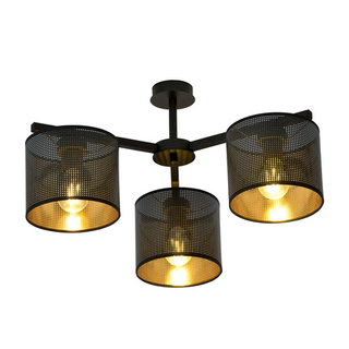 Lampa sufitowa  JORDAN 3 BLACK/GOLD