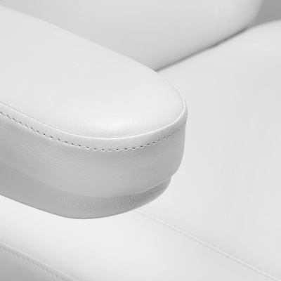 Elektryczny fotel kosmetyczny SILLON CLASSIC 2 silniki pedi biały 148288