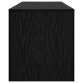 Szafka pod TV z oświetleniem LED, czarny dąb, 140x36,5x40 cm