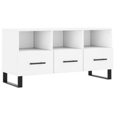 vidaXL Szafka pod TV, biała, 102x36x50 cm, materiał drewnopochodny model standard