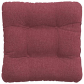Poduszki na siedziska 4 pcs Czerwone wino 40 x 40 x 12 cm