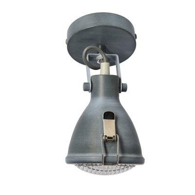 Lampa ścienna Candellux kinkiet Crodo 91-71101  E14 szary
