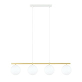 Lampa wisząca ALLORA 4 WH OPAL
