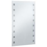 Ścienne lustro łazienkowe z LED, 60 x 100 cm vidaXL