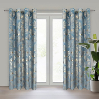 Zasłona Aria niebieska 135x250