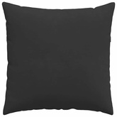 Poduszki na sofę 2 pcs Czarny 60 x 60 cm tkanina