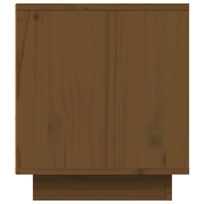 Szafka pod TV, miodowy brąz, 80x35x40,5 cm, lite drewno sosnowe vidaXL