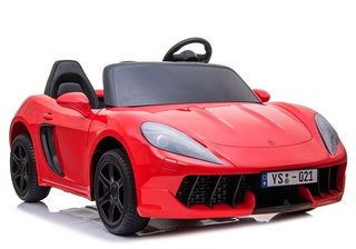 Auto na akumulator YSA021A Światła LED MP3 Czerwony Lakierowany