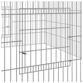 Klatka dla królika, 110x110x55 cm, galwanizowane żelazo