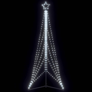 Choinka LED 525 diod LED Zimna biel 302 cm