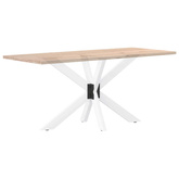 Noga do stołu jadalnego Pająk Kształt Biały 120x68x(72-73) cm Stal