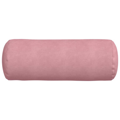 Poduszki Wałkowe 2 pcs Różowy ? 25 x 70 cm Tkanina sztruksowa
