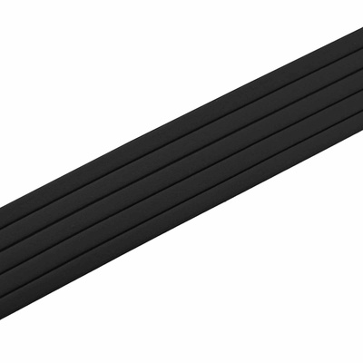 Samoprzylepna uszczelka okienna Czarny 8 x 2 mm 12 m Guma EPDM
