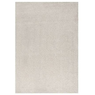 vidaXL Dywan shaggy z wysokim włosiem, kremowy, 140x200 cm