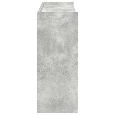 Półka na buty, betonowa szarość, 80x25x62 cm