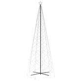 vidaXL Choinka stożkowa, 1400 kolorowych diod LED, 160x500 cm