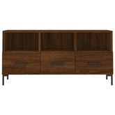 vidaXL Szafka pod TV, brązowy dąb, 102x36x50 cm