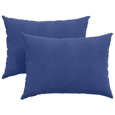 Poduszki na sofę 2 pcs Niebieski policyjny 70 x 50 cm