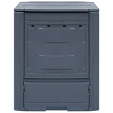 Kompostowniki ogrodowe, 2 szt., szare, 60x60x73 cm, 520 L