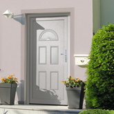 Drzwi wejściowe, białe, 98x208 cm, PVC vidaXL