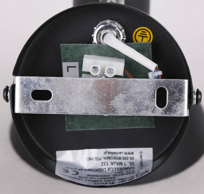 Lampa ścienna kinkiet 1X40W E27 czarny + złoty metal DISO 91-63410
