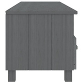 vidaXL Szafka pod TV HAMAR, ciemnoszara, 158x40x40 cm, drewno sosnowe